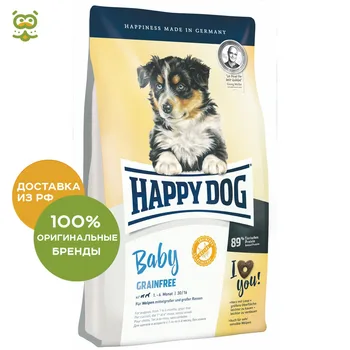 Happy Dog Supreme Baby Grainfree bezzernovoy feed for puppies of all breeds, Bird, 1 kg.
Happy Dog Supreme Baby Grainfree bezzernovoy feed for puppies of all breeds, Bird, 1 kg.