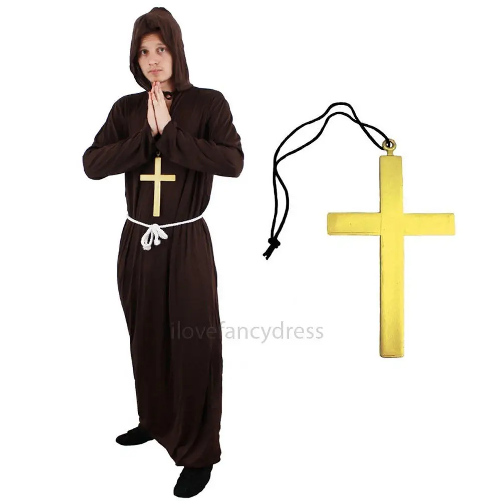 BLACK BROWN MONK COSTUME HABIT FRIAR TUCK COSTUME MEDIEVAL FANCY DRESS SAINTS HOODED ROBE ROBE RELIGIOUS SAINT
BLACK BROWN MONK COSTUME HABIT FRIAR TUCK COSTUME MEDIEVAL FANCY DRESS SAINTS HOODED ROBE ROBE RELIGIOUS SAINT