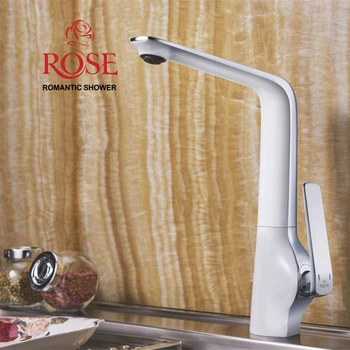 ROSE kitchen faucet, brass chrome faucet kitchen, kitchen water faucet, high, with aerator R1313F
ROSE kitchen faucet, brass chrome faucet kitchen, kitchen water faucet, high, with aerator R1313F