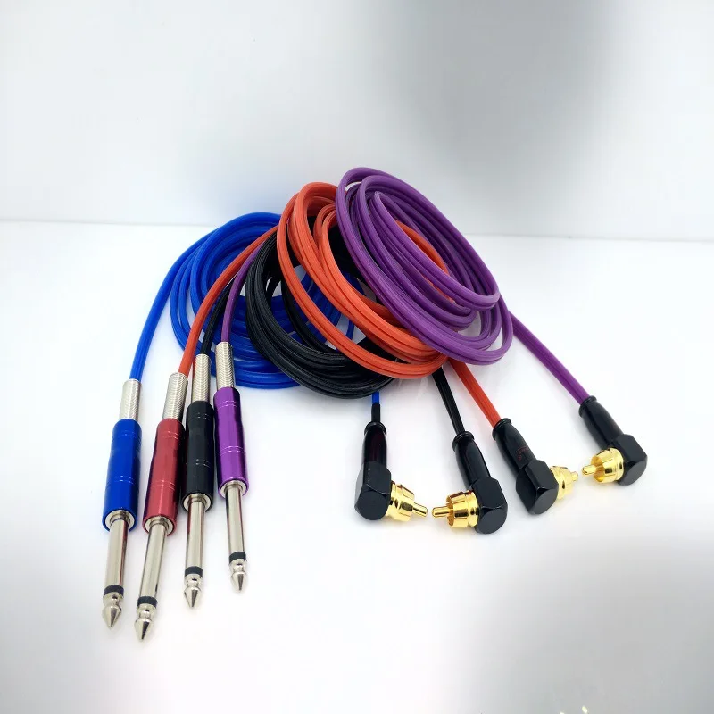 RCA Tattoo Clip Cord 2pcs/lot Soft Silicone Tattoo clipcord Black Blue Red Purple Optional for Tattoo Power Supply
RCA Tattoo Clip Cord 2pcs/lot Soft Silicone Tattoo clipcord Black Blue Red Purple Optional for Tattoo Power Supply