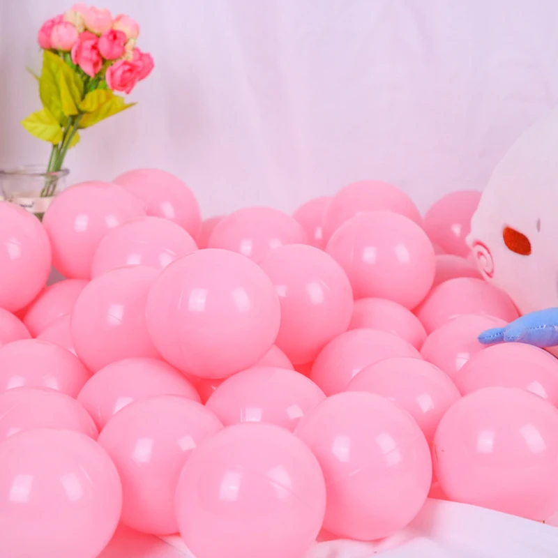 Happy Monkey 100 pcs/lot 5.5cm Pink White Ocean Ball Plastic Baby Kid Ball Pits Toy Water Pool Ocean Wave Ball Gift for Children
Happy Monkey 100 pcs/lot 5.5cm Pink White Ocean Ball Plastic Baby Kid Ball Pits Toy Water Pool Ocean Wave Ball Gift for Children