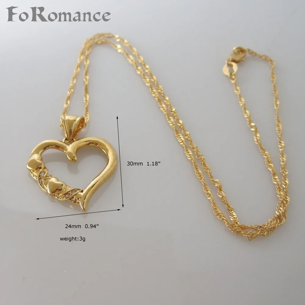 HEART PENDANT WITH STONE AND SMALL HEART PATTERN ON IT 18" TWIST NECKLACE - YELLOW GOLD COLOR /Min order 10$ Can mix design/
HEART PENDANT WITH STONE AND SMALL HEART PATTERN ON IT 18" TWIST NECKLACE - YELLOW GOLD COLOR /Min order 10$ Can mix design/