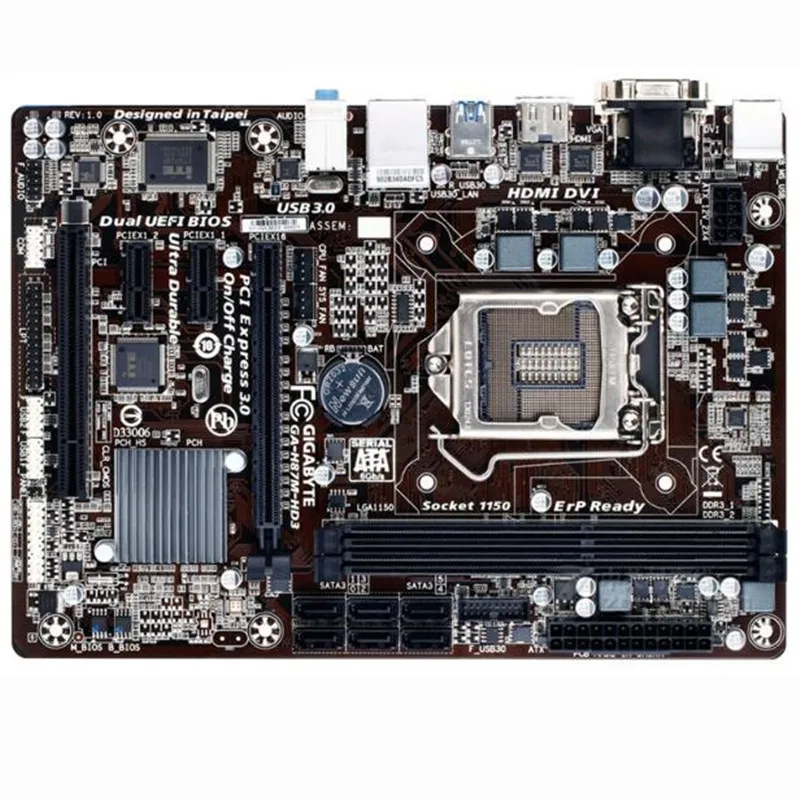 Для Gigabyte GA-H87M-HD3 оригинальная настольная материнская плата H87M-HD3 H87 LGA 1150 i3 i5 i7 DDR3 16G