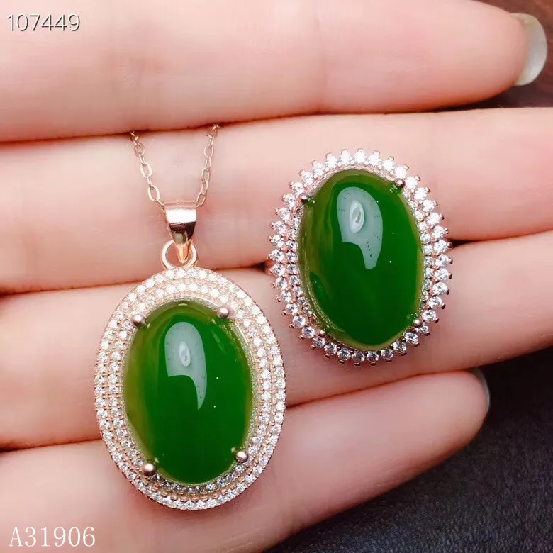 KJJEAXCMY Fine Jewelry 925 sterling silver inlaid natural jasper gemstone female pendant ring set support test set new luxury
KJJEAXCMY Fine Jewelry 925 sterling silver inlaid natural jasper gemstone female pendant ring set support test set new luxury