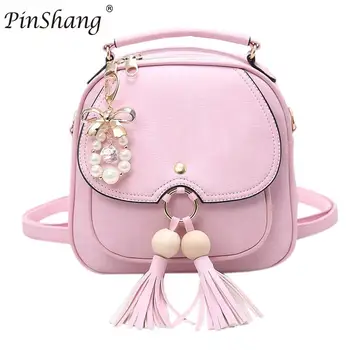 PinShang Women Fashion Wearable PU Satchel Bag Lock Catch Double Shoulder Bag with Tassels Trim solid for girl bags ZK25
PinShang Women Fashion Wearable PU Satchel Bag Lock Catch Double Shoulder Bag with Tassels Trim solid for girl bags ZK25