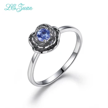 Lotus Flower Rings 925 Sterling Silver Jewelry Wedding Party Ring 0.2ct Natural Tanzanite Blue Gemstone Fine Jewelry For Women
Lotus Flower Rings 925 Sterling Silver Jewelry Wedding Party Ring 0.2ct Natural Tanzanite Blue Gemstone Fine Jewelry For Women