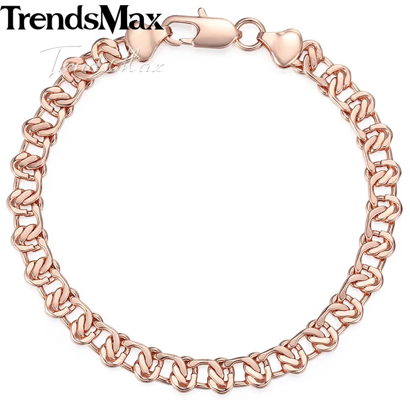 Trendsmax 585 Rose Gold Yellow White Gold Filled Womens Bracelet Curb Cuban Snail Chain 8mm 18cm 20cm GB271A
Trendsmax 585 Rose Gold Yellow White Gold Filled Womens Bracelet Curb Cuban Snail Chain 8mm 18cm 20cm GB271A