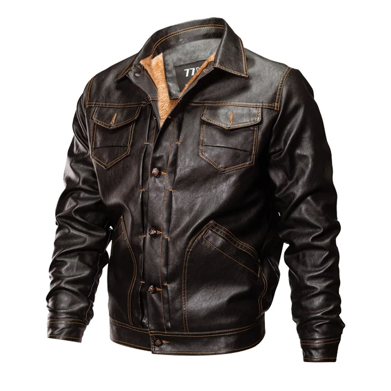 Winter PU Leather Jacket Men Tactical Army Bomber Jacket Warm Military Pilot Coat Thick Wool Liner Motorcycle Fleece Jacket 3XL
Winter PU Leather Jacket Men Tactical Army Bomber Jacket Warm Military Pilot Coat Thick Wool Liner Motorcycle Fleece Jacket 3XL