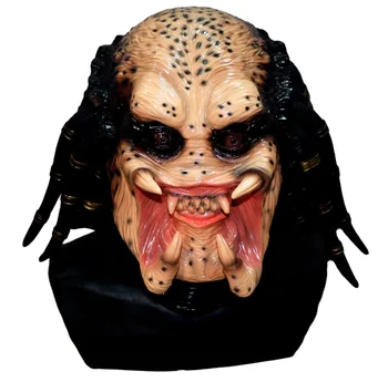 

Horror Predator Helmet Mask Costume Props Latex Mask for Cosplay Mask Halloween Scary Trick Toys