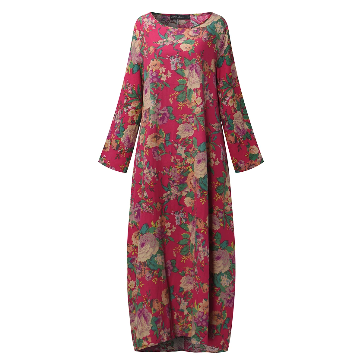 L-5XL ZANZEA 2019 Spring Vintage Womens Floral Print Long Sleeve Pockets Kaftan Casual Party Loose Maxi Long Dress 
L-5XL ZANZEA 2019 Spring Vintage Womens Floral Print Long Sleeve Pockets Kaftan Casual Party Loose Maxi Long Dress