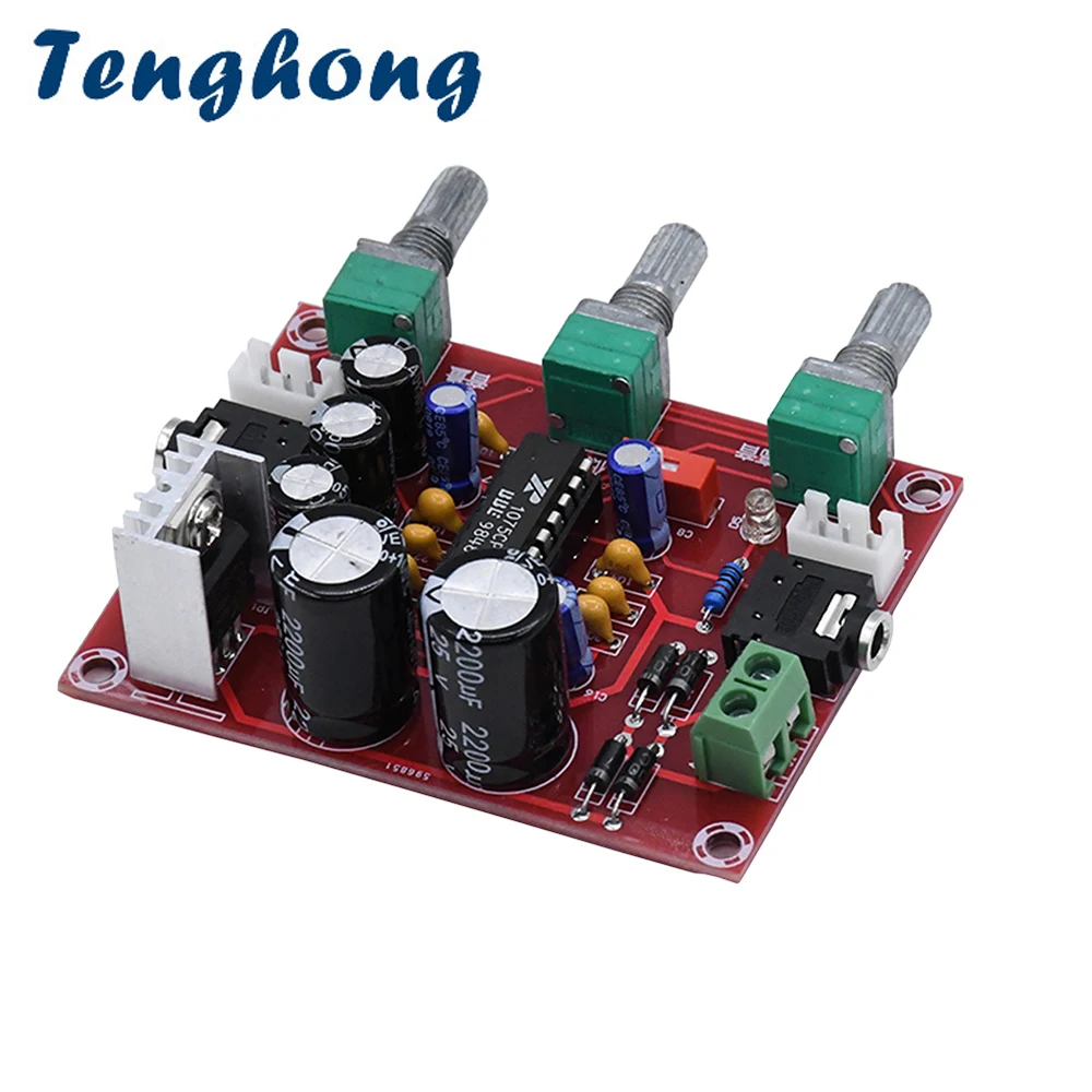 Tenghong Preamp Tone Board XR1075 BBE Digital Tuning Board Audio Processor Preamplifier Board AC DC 12V High Quality AMP Module
Tenghong Preamp Tone Board XR1075 BBE Digital Tuning Board Audio Processor Preamplifier Board AC DC 12V High Quality AMP Module