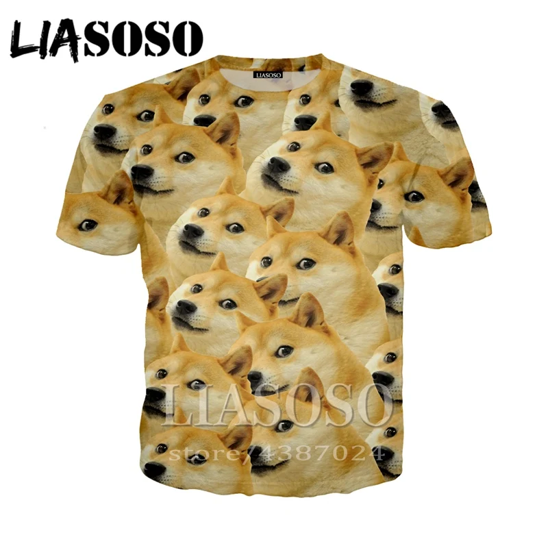 LIASOSO Men Women 3D print DJ Homme tshirt cool doge Hip Hop Tops animal dog hoodies Vest/tshirt/Hoodies/Sweatshirt/pants D582
LIASOSO Men Women 3D print DJ Homme tshirt cool doge Hip Hop Tops animal dog hoodies Vest/tshirt/Hoodies/Sweatshirt/pants D582
