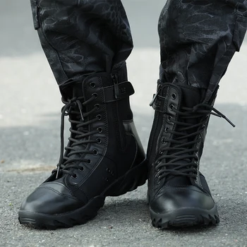 Men's Tactical Boots Military Combat Shoes Bota Black Special Forces Army Training Shoes Non-slip Working Shoes Men Women Botas
Men's Tactical Boots Military Combat Shoes Bota Black Special Forces Army Training Shoes Non-slip Working Shoes Men Women Botas