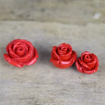 10pcs/lot Pretty Cinnabar Carved Rose Charm Hand Made Decoration Accessories Beads Spacer Findings Septum For DIY Jewelry Making
10pcs/lot Pretty Cinnabar Carved Rose Charm Hand Made Decoration Accessories Beads Spacer Findings Septum For DIY Jewelry Making