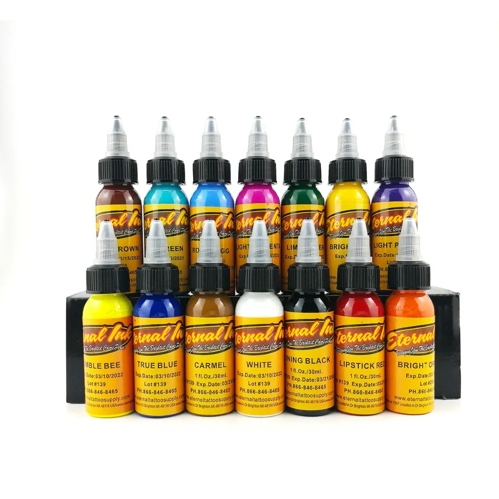 30ml Tattoo Ink 14Colors Pigment Eyebrow Eyeliner Lip Body Tattoo Art Makeup Tools Tattoo Color Inks Paints Accesories
30ml Tattoo Ink 14Colors Pigment Eyebrow Eyeliner Lip Body Tattoo Art Makeup Tools Tattoo Color Inks Paints Accesories