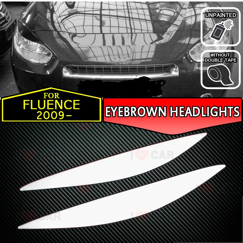 For Renault Fluence 2009- eyebrows headlights eyelids car styling trim stickers cover brows eyelids trims tuning decoration
For Renault Fluence 2009- eyebrows headlights eyelids car styling trim stickers cover brows eyelids trims tuning decoration