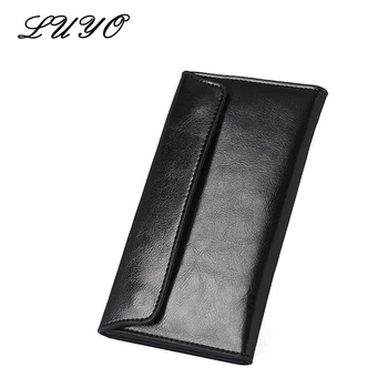 Luyo 2018 Genuine Leather Women Long Purse Vintage Solid Multiple Cards Holder Clutch Fashion Slim Wallet Female Carteras Mujer
Luyo 2018 Genuine Leather Women Long Purse Vintage Solid Multiple Cards Holder Clutch Fashion Slim Wallet Female Carteras Mujer