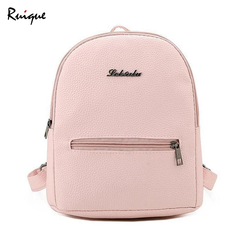 Ruique Women Small Backpack Soft PU Leather Small Packet Lychee Pattern Simple Casual Tavel Bag Student Candy Color School Bag
Ruique Women Small Backpack Soft PU Leather Small Packet Lychee Pattern Simple Casual Tavel Bag Student Candy Color School Bag