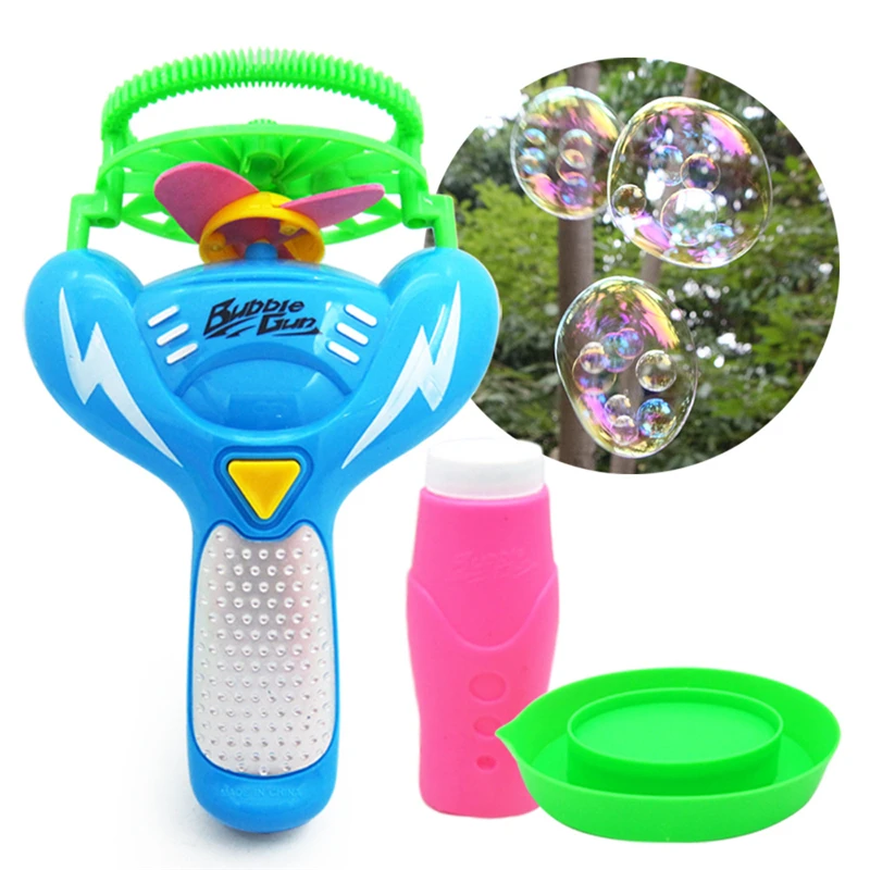 Высокое качество мини вентилятор электрические игрушки Bubble забавная игра на