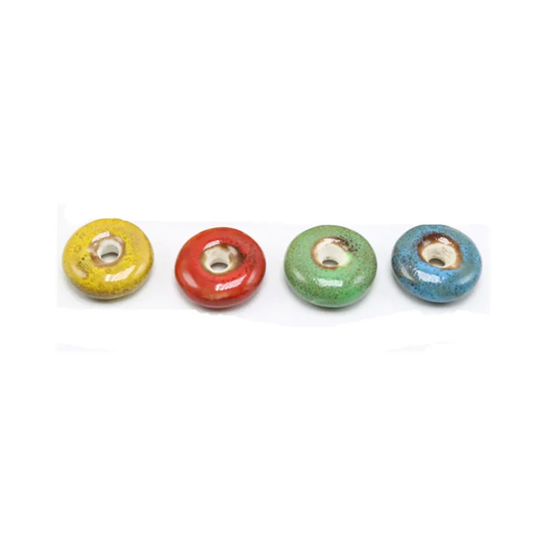 15 PCS 20.5mm*7mm Round Glaze Ceramic Bead 5mm Hole Beads Porcelain Flat Beads For Jewelry Making
15 PCS 20.5mm*7mm Round Glaze Ceramic Bead 5mm Hole Beads Porcelain Flat Beads For Jewelry Making