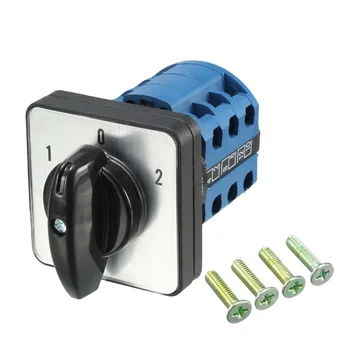 UXCELL 1PCS Cam Changeover Switch 3 Positions Rotary Selector Cam Switch 12 Terminals Latching with Screw for Asynchronous Motor
UXCELL 1PCS Cam Changeover Switch 3 Positions Rotary Selector Cam Switch 12 Terminals Latching with Screw for Asynchronous Motor