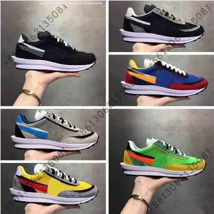 

New UNDERCOVER React x LDFLOW Waffle Racer Running Shoes Daybreak Trainers Mens Fashion Designer AA6853-401 Tripe S Sneakers