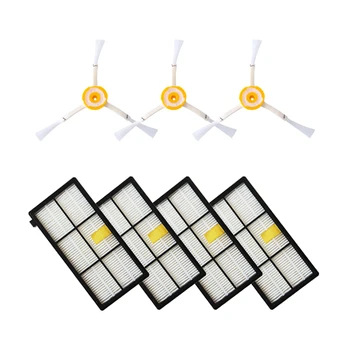 4 x HEPA Filter 3 x 3-armed Side Brush For iRobot Roomba 800 900 Series 870 880 980 Robot Vacuum Cleaner Replacement Parts
4 x HEPA Filter 3 x 3-armed Side Brush For iRobot Roomba 800 900 Series 870 880 980 Robot Vacuum Cleaner Replacement Parts