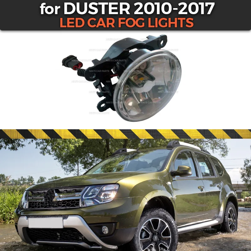 LED car fog lights for Renault / Dacia Duster 2010-2017 of front bumper universal size accessories car styling
LED car fog lights for Renault / Dacia Duster 2010-2017 of front bumper universal size accessories car styling