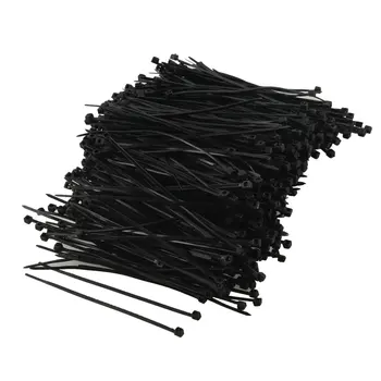 UXCELL 1000 Pcs Black Plastic Cable Zip Tie Fasten Wrap 80Mm X 2Mm With Self-lock Design Nylon Material 8cm Length To Household
UXCELL 1000 Pcs Black Plastic Cable Zip Tie Fasten Wrap 80Mm X 2Mm With Self-lock Design Nylon Material 8cm Length To Household