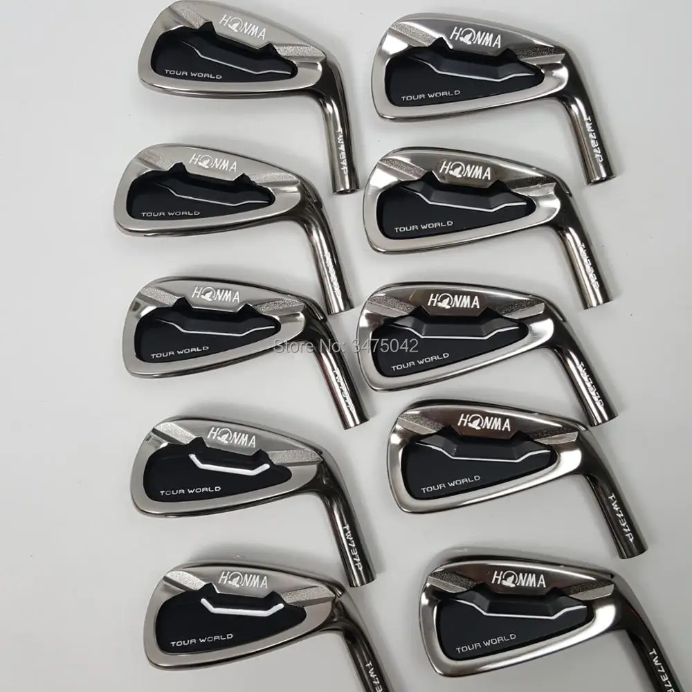

Golf Clubs touredge Golf Irons HONMA Tour World TW737p iron group 3-11 S (10 PCS) Black head steel shaft free shipping