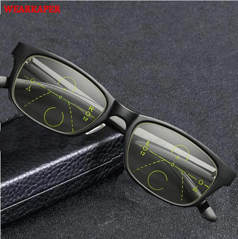 WEARKAPER Progressive Multifocal Lens Reading Glasses Men Oculos De Grau Presbyopia Hyperopia Bifocal Sports Glasses
WEARKAPER Progressive Multifocal Lens Reading Glasses Men Oculos De Grau Presbyopia Hyperopia Bifocal Sports Glasses