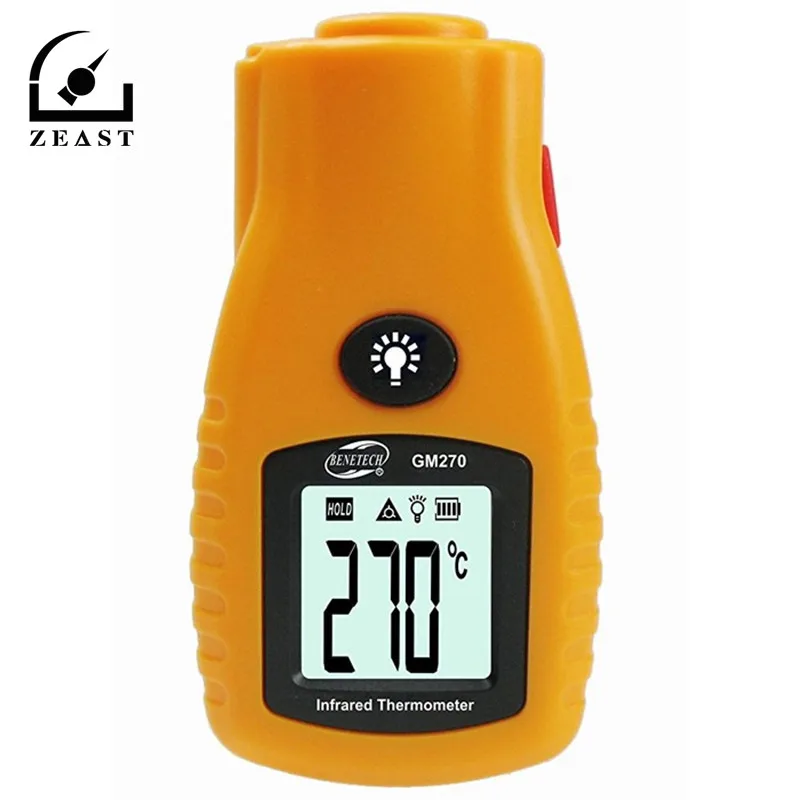 GM270 Digital LCD Non Contact Infrared Thermometer Mini handhold Poc ket Laser Temperature Tester 32 to 280 Degree
GM270 Digital LCD Non Contact Infrared Thermometer Mini handhold Poc ket Laser Temperature Tester 32 to 280 Degree