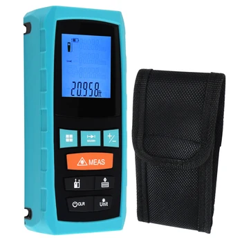Laser Distance Meter 60m Area Volume Pythagoras Single / Continuous Measurement Meter Feet Inches Units
Laser Distance Meter 60m Area Volume Pythagoras Single / Continuous Measurement Meter Feet Inches Units