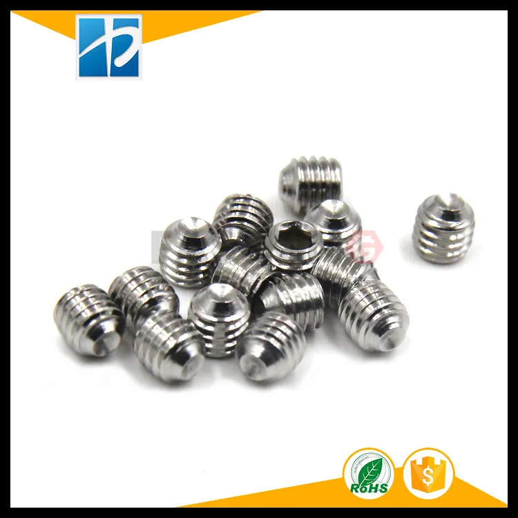 (50 pc/lot) M3 *L=2-40mm SUS304 DIN916 stainless steel hex socket cup point set grub screw
(50 pc/lot) M3 *L=2-40mm SUS304 DIN916 stainless steel hex socket cup point set grub screw
