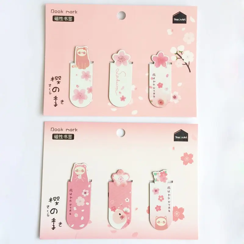 3pcs /Set Fresh Cute Bookmarks Books Marker of Page Cactus Sakura Magnetic Student Stationery School Office Supply
3pcs /Set Fresh Cute Bookmarks Books Marker of Page Cactus Sakura Magnetic Student Stationery School Office Supply