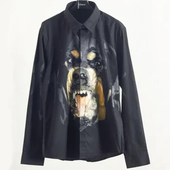 Men's new lapel printed long sleeve shirt with cotton print head for autumn 2018
Men's new lapel printed long sleeve shirt with cotton print head for autumn 2018