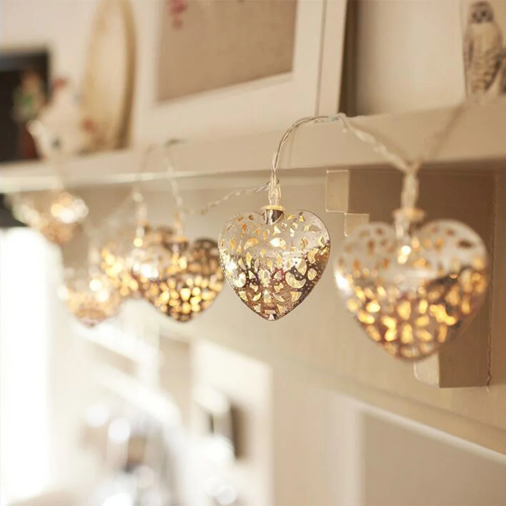 LED Love Heart String Fairy Light 1.2M 10Led Battery Romantic Decoration Lights for Valentine's Day Christmas Party Home Lamps
LED Love Heart String Fairy Light 1.2M 10Led Battery Romantic Decoration Lights for Valentine's Day Christmas Party Home Lamps