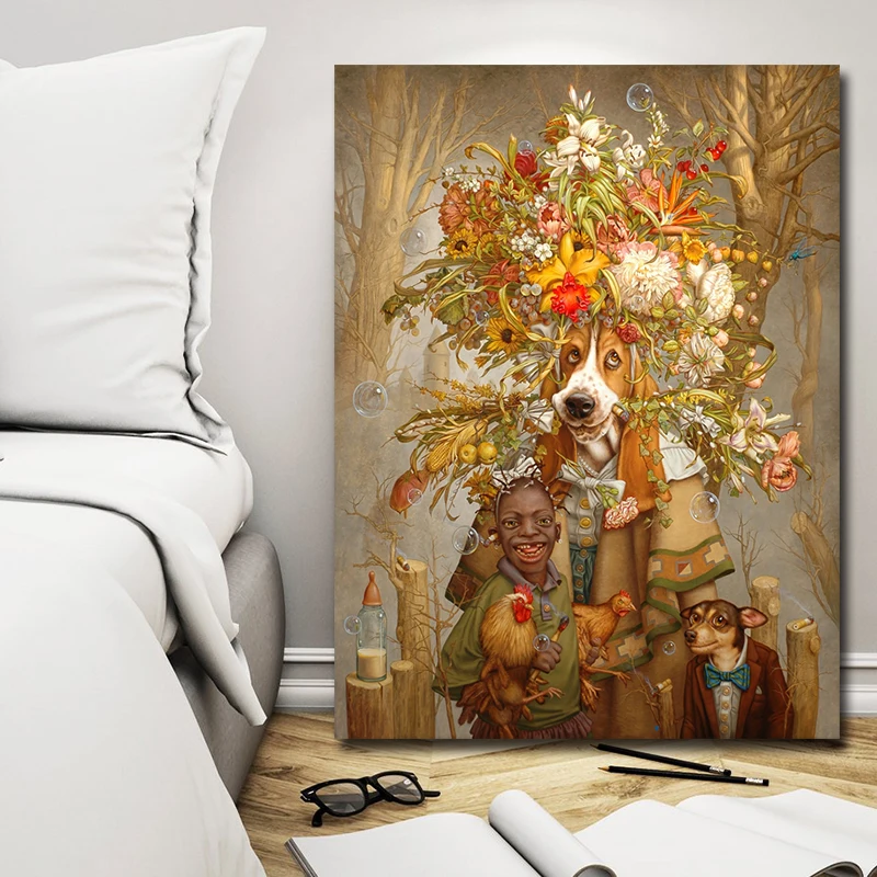 Basset Hound Donald Roller Wilson Heidi Z Canvas Painting Art Poster Print Nordic Kids Decoration Picture Children Bedroom Decor
Basset Hound Donald Roller Wilson Heidi Z Canvas Painting Art Poster Print Nordic Kids Decoration Picture Children Bedroom Decor