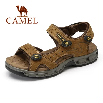 CAMEL Summer New Men's Sandals Beach Shoes Trend Genuine Leather Outdoor Breathable Men's Casual Shoes sandalias hombre
CAMEL Summer New Men's Sandals Beach Shoes Trend Genuine Leather Outdoor Breathable Men's Casual Shoes sandalias hombre