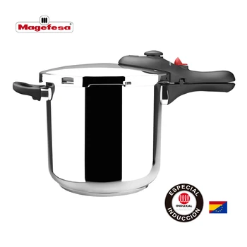 MAGEFESA DB Super fast easy Use pressure cooker, Steel Stainless 18/10, Fit for todo type kitchens, induction cooker 6L
MAGEFESA DB Super fast easy Use pressure cooker, Steel Stainless 18/10, Fit for todo type kitchens, induction cooker 6L