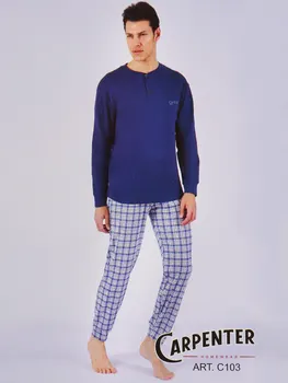 Pajamas men's long coat man 
Pajamas men's long coat man