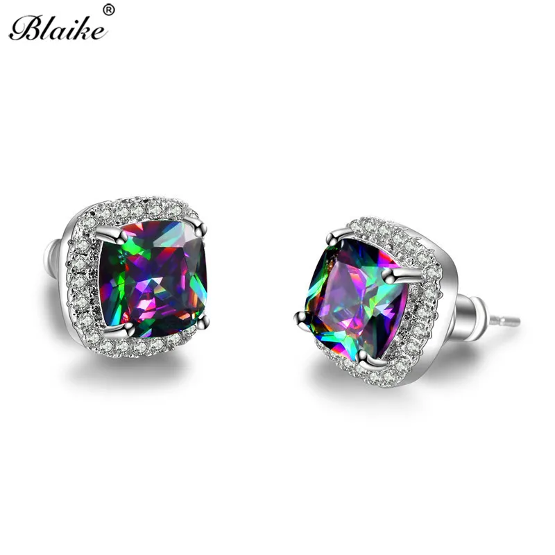 Blaike Mystic Fire Rainbow Zircon Square Stud Earrings For Women 925 Sterling Silver Filled Birthstone Earrings Fashion Jewelry
Blaike Mystic Fire Rainbow Zircon Square Stud Earrings For Women 925 Sterling Silver Filled Birthstone Earrings Fashion Jewelry