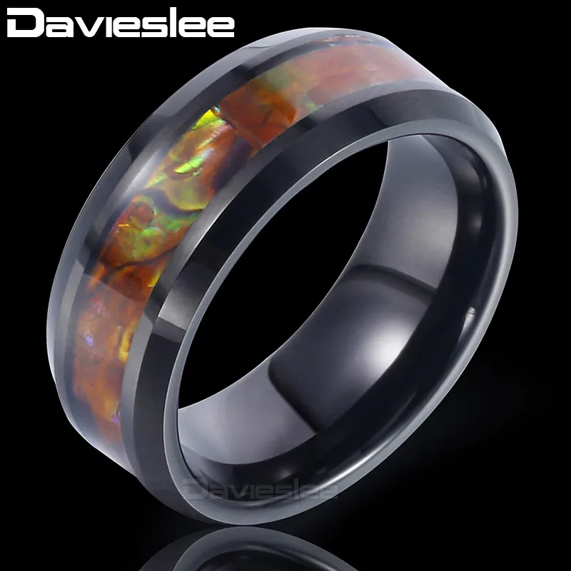 Davieslee Brown Inlay Band Ring Mens Boys Wedding Engagement Tungsten Carbide Black 8mm DTR12
Davieslee Brown Inlay Band Ring Mens Boys Wedding Engagement Tungsten Carbide Black 8mm DTR12