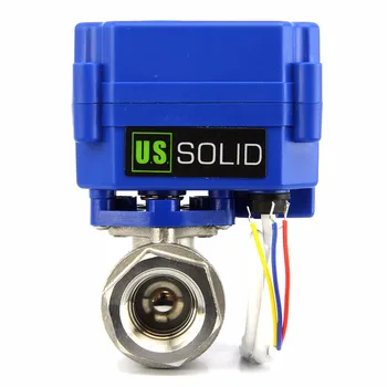 U.S. Solid NPT Thread 1/4" Motorized Ball Valve 9-24 V DC/AC Stainless Steel Electrical Ball Valve, 3 wire,
U.S. Solid NPT Thread 1/4" Motorized Ball Valve 9-24 V DC/AC Stainless Steel Electrical Ball Valve, 3 wire,