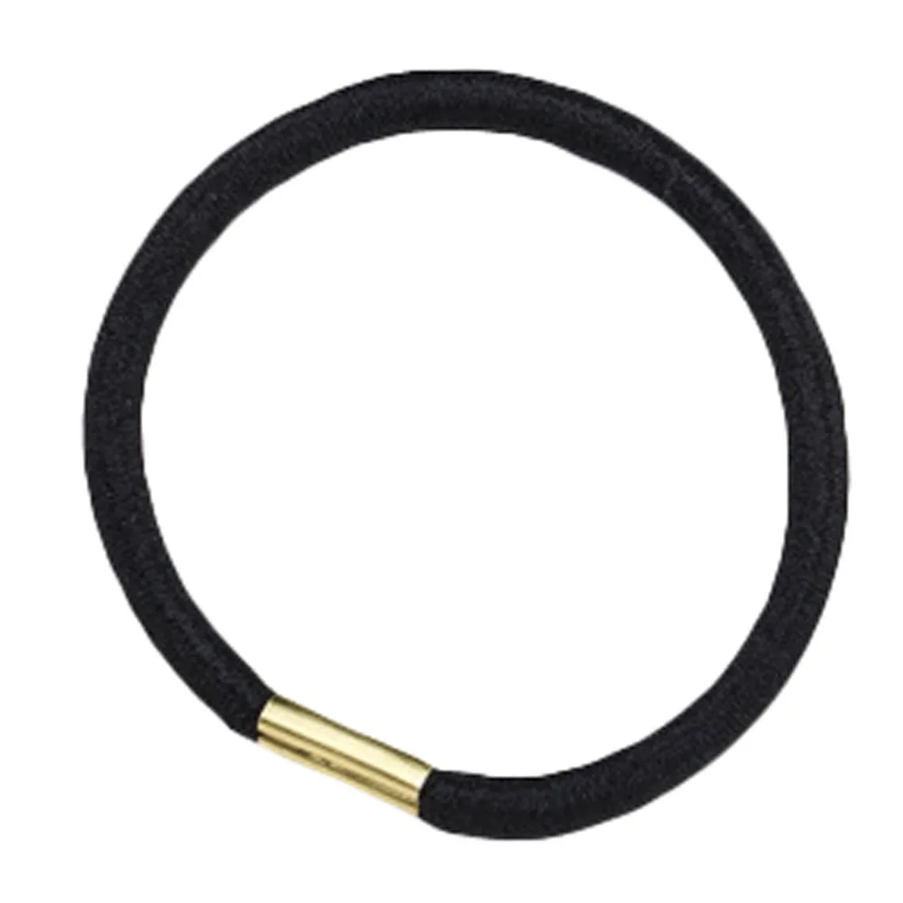 Hot Sale Women's Headwear Simple Metal Buckle Connection Black Rubber Ring High Quality Elastic Hair Bands Girls 1/5/10 Pcs
Hot Sale Women's Headwear Simple Metal Buckle Connection Black Rubber Ring High Quality Elastic Hair Bands Girls 1/5/10 Pcs
