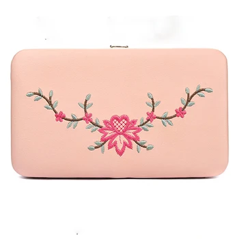 New Arrival Embroidery Purse Women's Wallets PU Leather Lady Wallet Delicate Female Flower Wallet With 7 Colors
New Arrival Embroidery Purse Women's Wallets PU Leather Lady Wallet Delicate Female Flower Wallet With 7 Colors