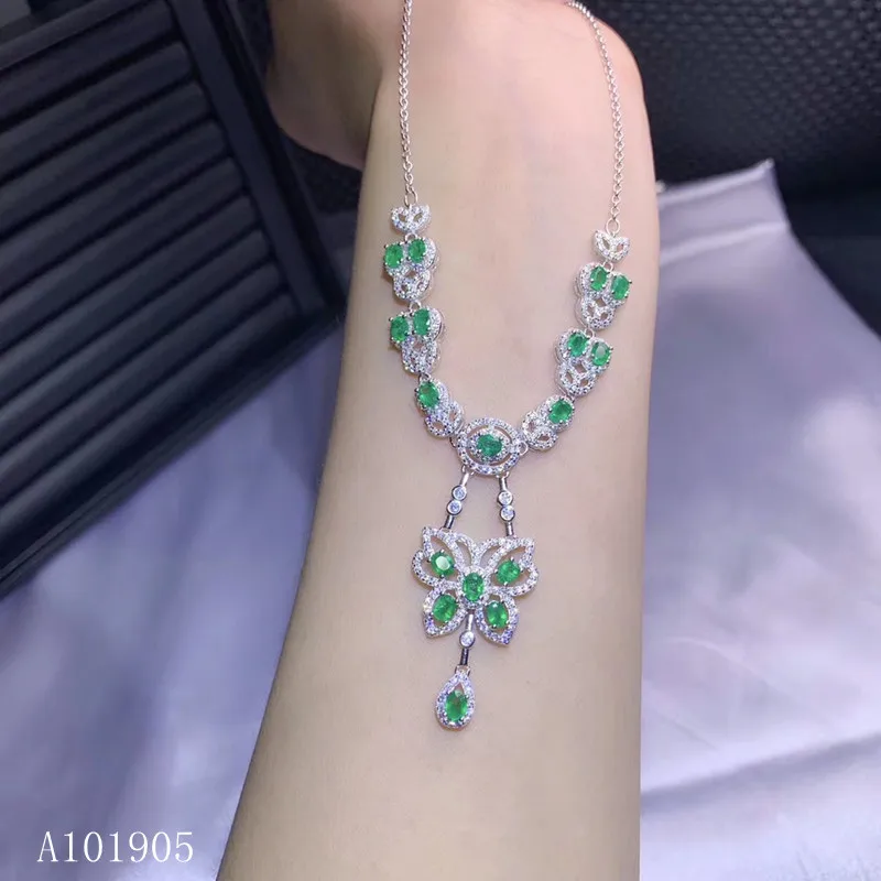 KJJEAXCMY boutique jewelry 925 sterling silver inlaid natural emerald gem women luxury necklace support detection
KJJEAXCMY boutique jewelry 925 sterling silver inlaid natural emerald gem women luxury necklace support detection