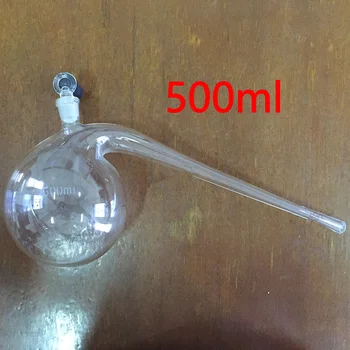 Quartz glass retort bottle / Volume=500ml / Round bottomed flask of quartz glass/Volumetric flask/Laboratory ware
Quartz glass retort bottle / Volume=500ml / Round bottomed flask of quartz glass/Volumetric flask/Laboratory ware