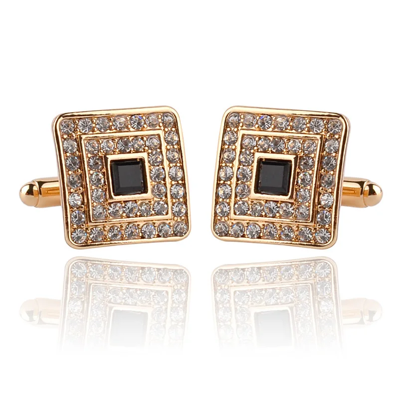 Euro-American Jewelry Creative New French Rhinestone Cufflinks Men's Shirt Cuff links Of Nice Gift 2 Color Options
Euro-American Jewelry Creative New French Rhinestone Cufflinks Men's Shirt Cuff links Of Nice Gift 2 Color Options