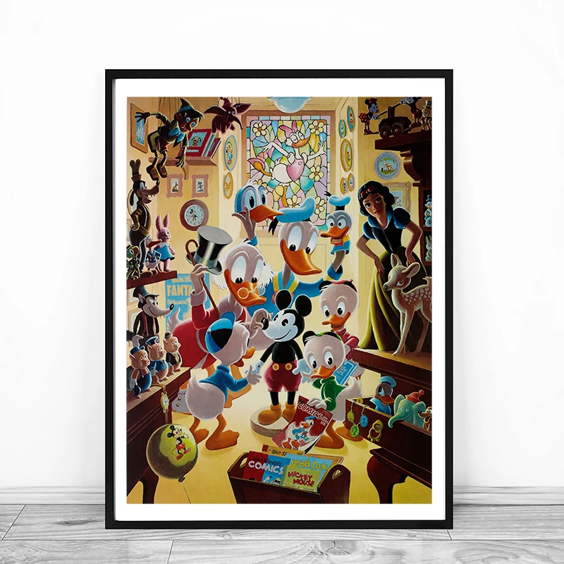 Melhor Da Princess Mickey Carl Barks Scrooges McDuckes Poster Painting on Canvas Bedroom Wall Art Decoration Pictures Home Decor
Melhor Da Princess Mickey Carl Barks Scrooges McDuckes Poster Painting on Canvas Bedroom Wall Art Decoration Pictures Home Decor